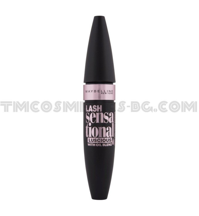 Maybelline спирала за обем и извиване Lash Sensational Lashes - наситено черна Maybelline спирала за обем и извиване Lash Sensational Lashes - наситено черна