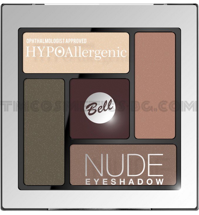 Bell Hypoallergenic сенки за очи палитра Nude 04