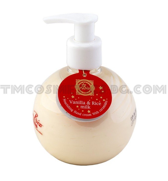 Linea Bio крем за ръце Vanilla Rice milk 250ml