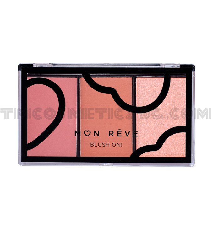 Mon Reve Blush on трио ружове 02 Earthy
