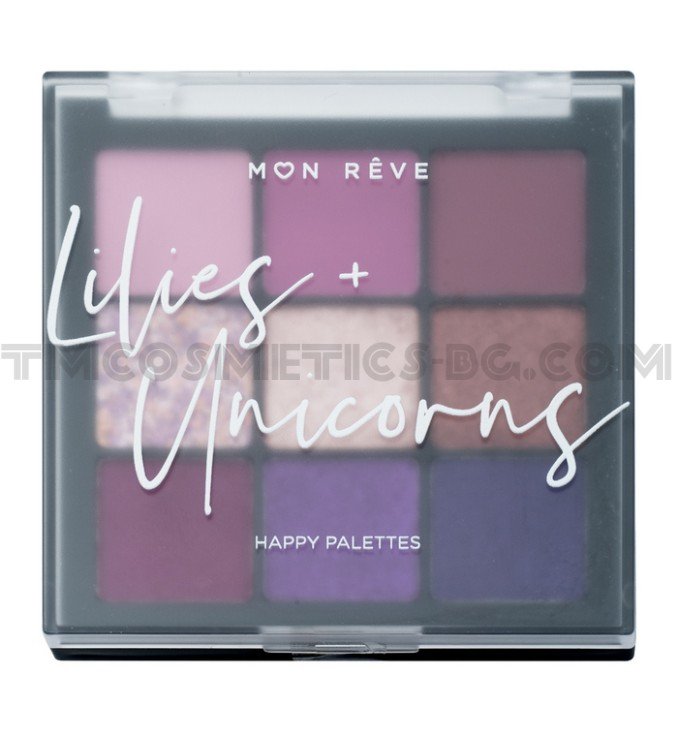 Mon reve Happy Palettes палитра сенки за очи 04 Lilies and Unicorns