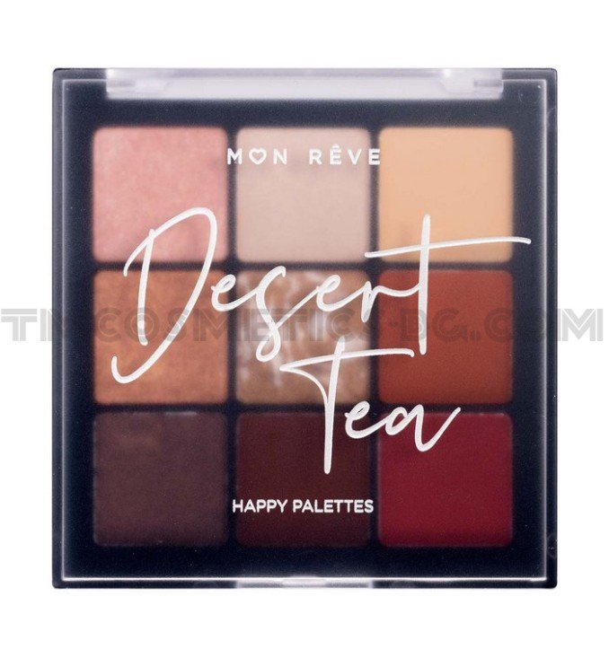 Mon reve Happy Palettes палитра сенки за очи 07 Desert Tea