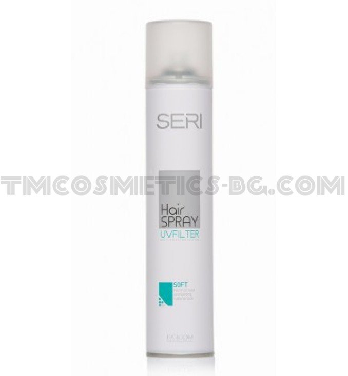 Seri професионален лак за коса с нормална фиксация Soft 400ml Seri професионален лак за коса с нормална фиксация Soft 400ml
