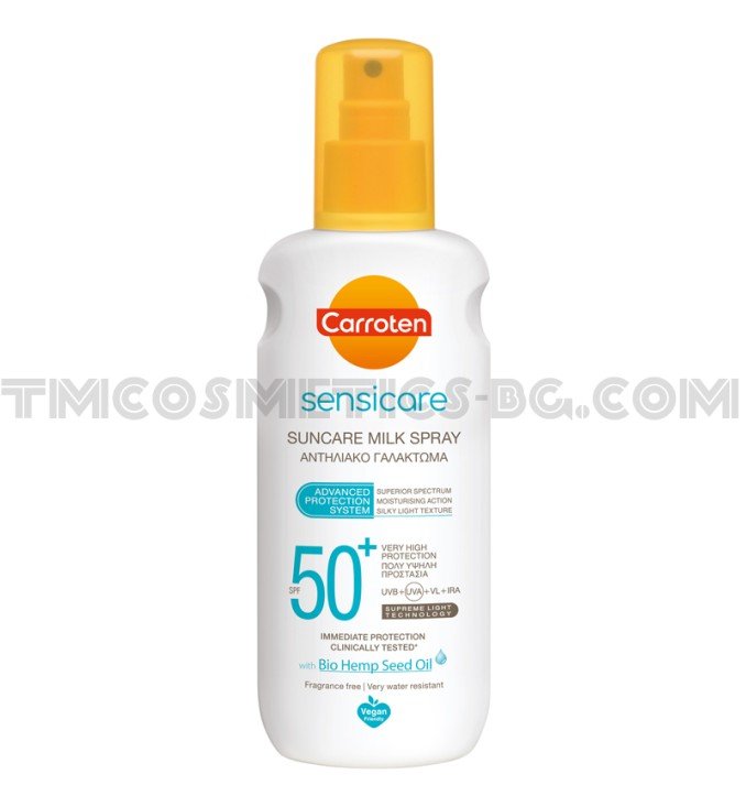 Carroten Sensicare мляко спрей SPF50+ 200ml