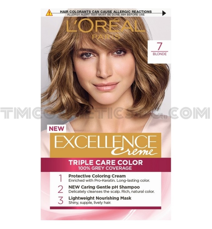 Loreal Paris Excellence трайна боя за коса 7.0/ Рус Loreal Paris Excellence трайна боя за коса 7.0/ Рус