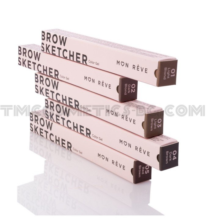 Mon Reve гел за вежди Brow Sketcher 04 - тъмно кафяв