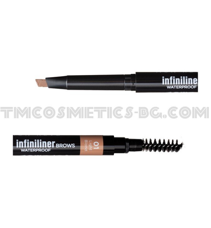 Mon Reve молив за вежди Infiniliner Gel Brow Pencil 01- Светло рус