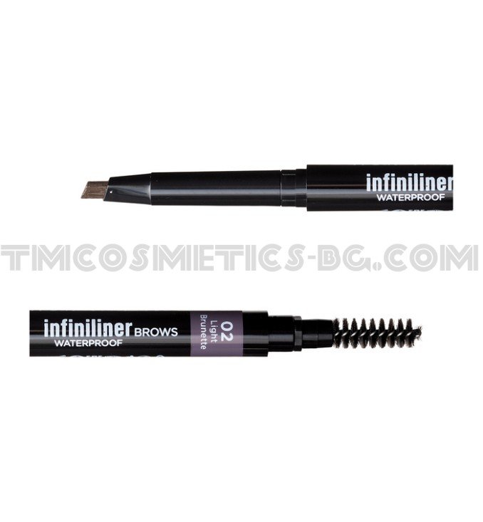 Mon Reve молив за вежди Infiniliner Gel Brow Pencil 02- Светъл Брюнет