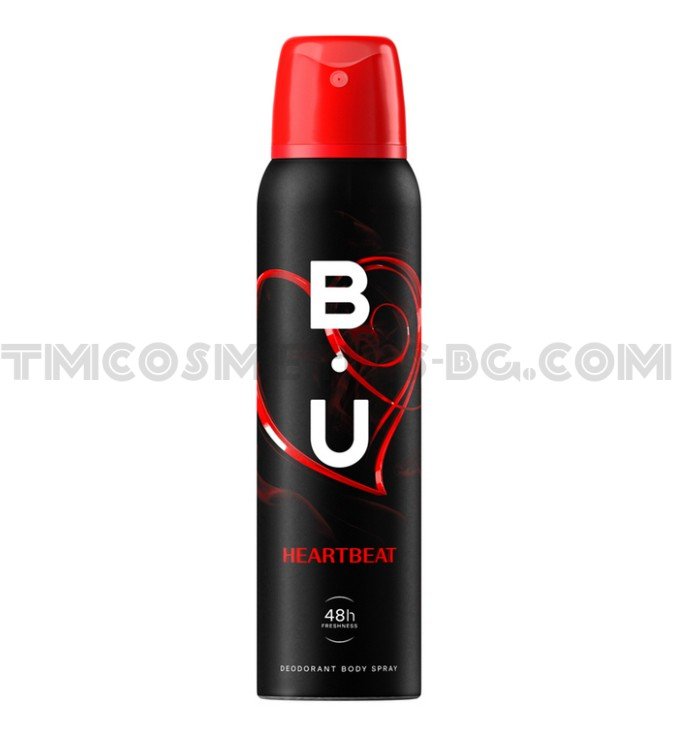 B.U Део спрей Heartbeat 150ml B.U Део спрей Heartbeat 150ml