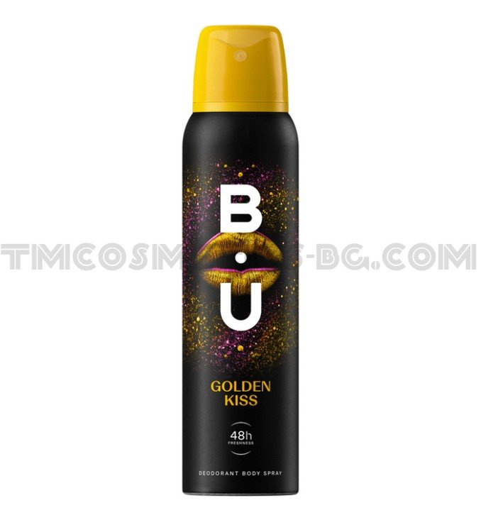 B.U Део спрей Golden Kiss 150ml B.U Део спрей Golden Kiss 150ml