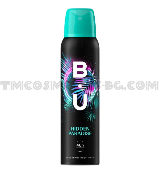 B.U Део спрей Hidden Paradise 150ml B.U Део спрей Hidden Paradise 150ml