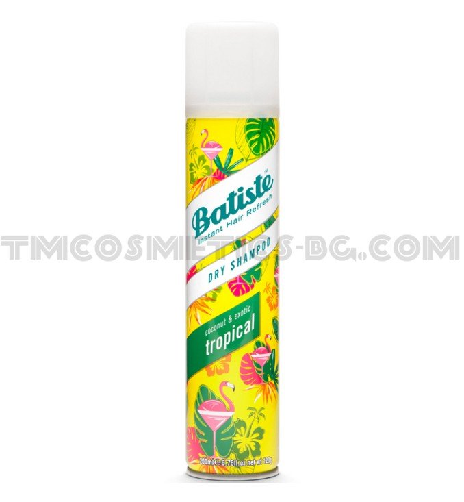 Batiste сух шампоан Tropical 200ml Batiste сух шампоан Tropical 200ml