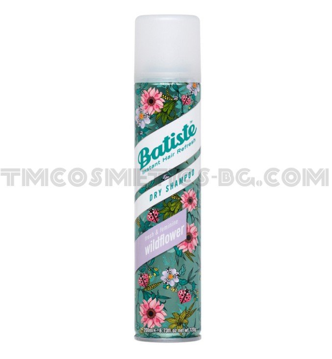 Batiste сух шампоан Wildflower 200ml Batiste сух шампоан Wildflower 200ml