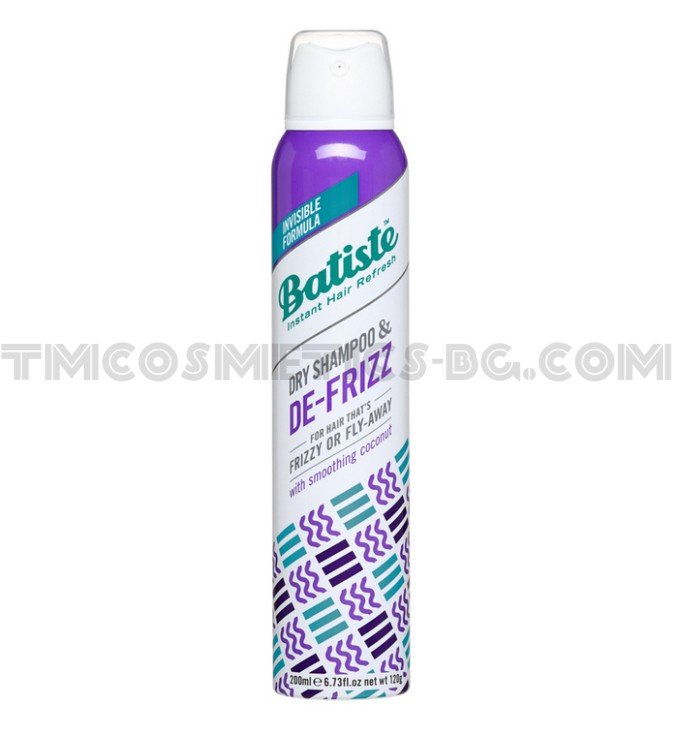 Batiste сух шампоан De Frizz 200ml Batiste сух шампоан De Frizz 200ml