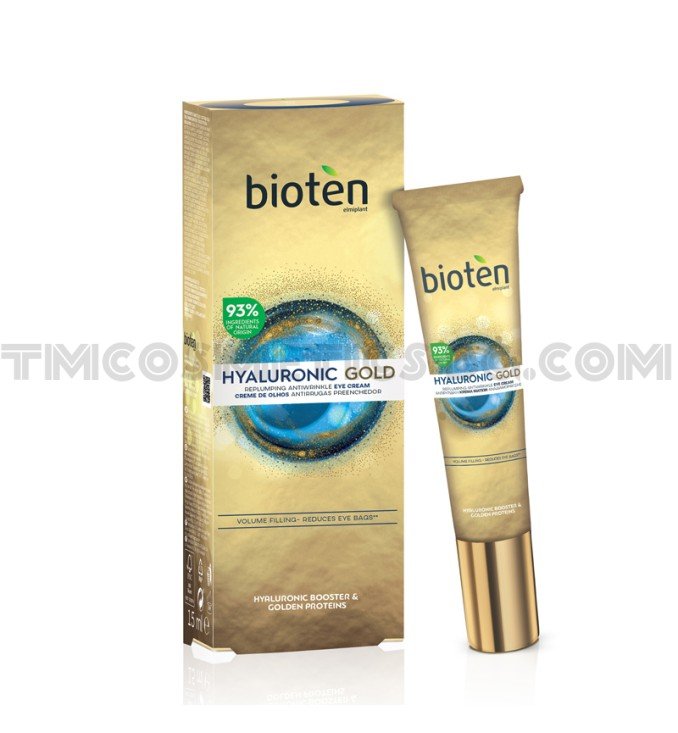 Bioten Hyaluronic gold околоочен крем против бръчки Bioten Hyaluronic gold околоочен крем против бръчки