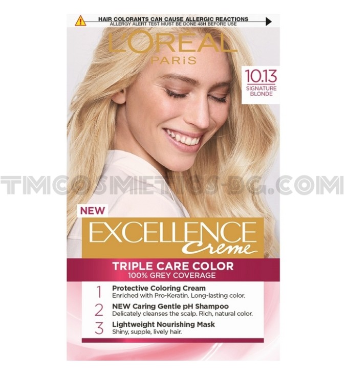 Loreal Paris Excellence трайна боя за коса 10.13/ Изразително рус