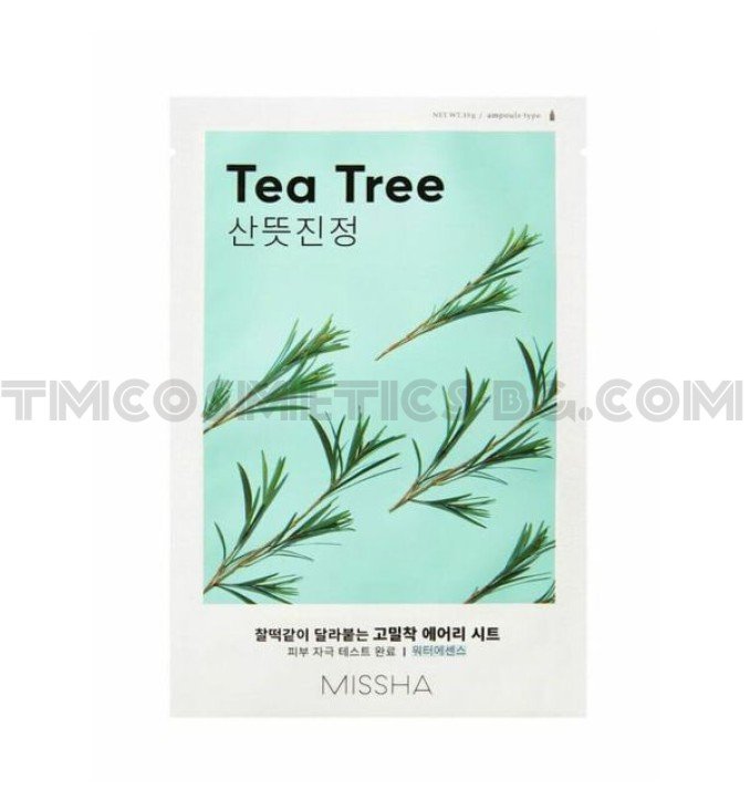 Missha Airy Fit текстилна маска с екстракт от чаено дърво Missha Airy Fit текстилна маска с екстракт от чаено дърво