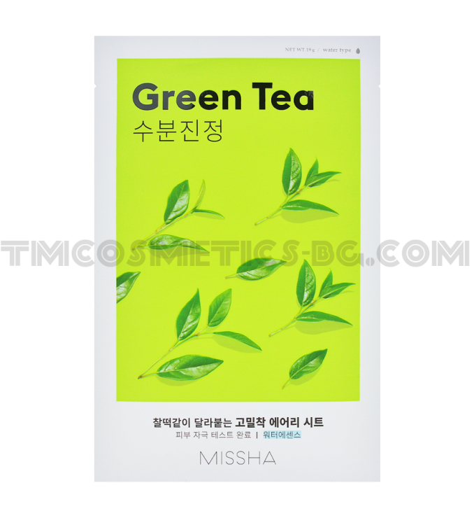 Missha Airy Fit текстилна маска с екстракт от Зелен чай Missha Airy Fit текстилна маска с екстракт от Зелен чай