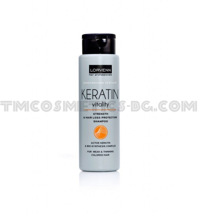 Lorvenn Keratin Vitality шампоан за тънка и слаба коса