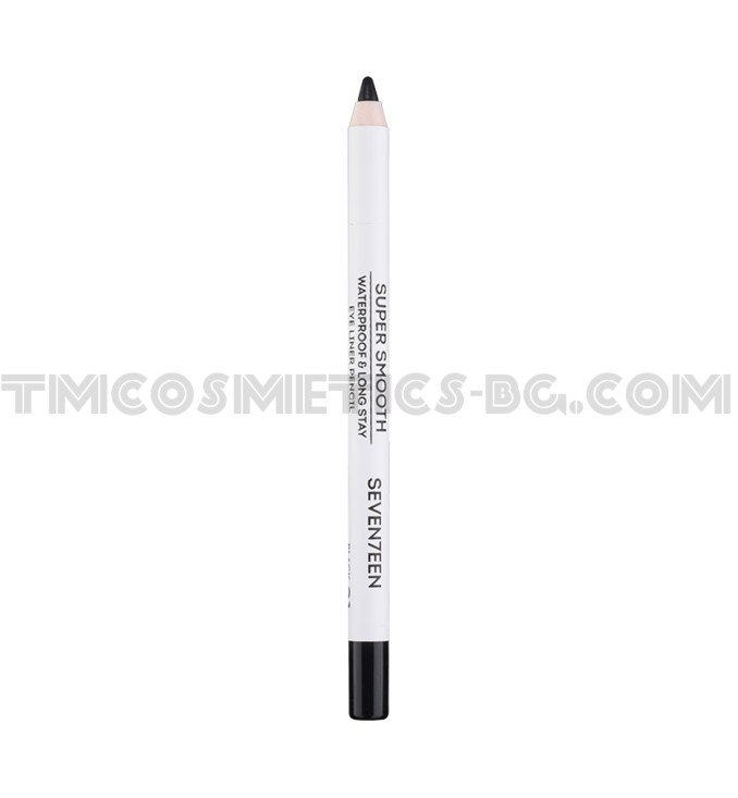 Seventeen Supersmooth Eyeliner водоустойчив молив за очи- 01 Velvet black Seventeen Supersmooth Eyeliner водоустойчив молив за очи- 01 Velvet black