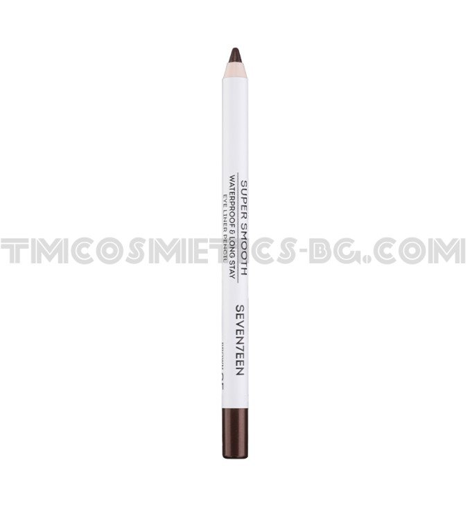 Seventeen Supersmooth Eyeliner водоустойчив молив за очи- 04 brown pearl