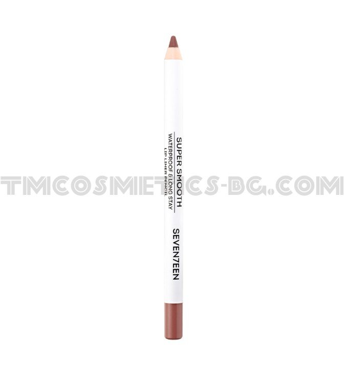 Seventeen Supersmooth Lipliner водоустойчив молив за устни 01 Bare