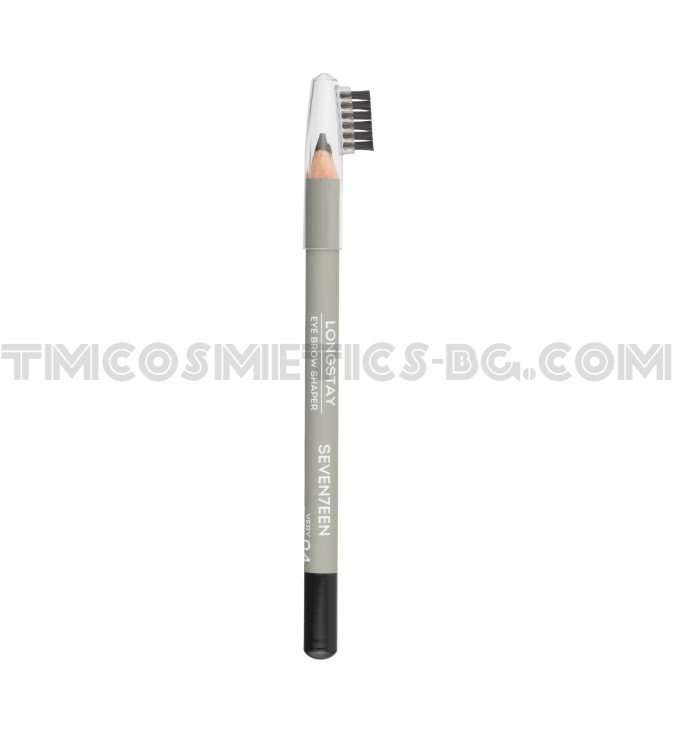 Seventeen молив за вежди Long stay eyebrow shaper 4 - черен Seventeen молив за вежди Long stay eyebrow shaper 4 - черен