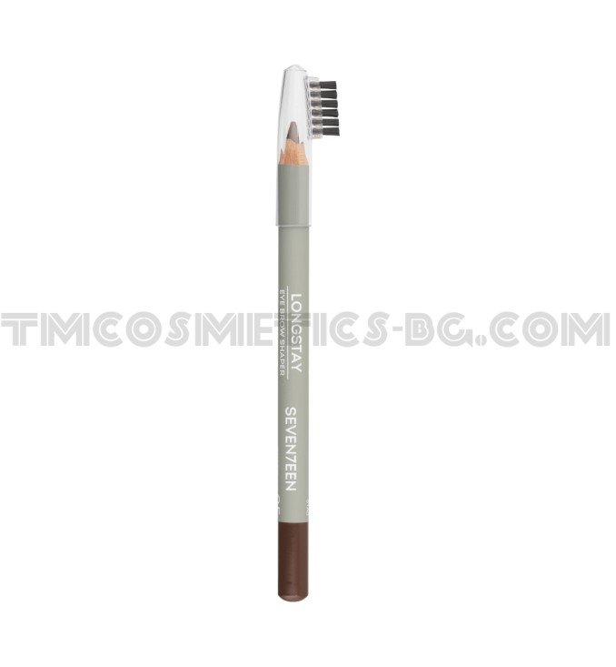 Seventeen молив за вежди Long stay eyebrow shaper 5 - кестен