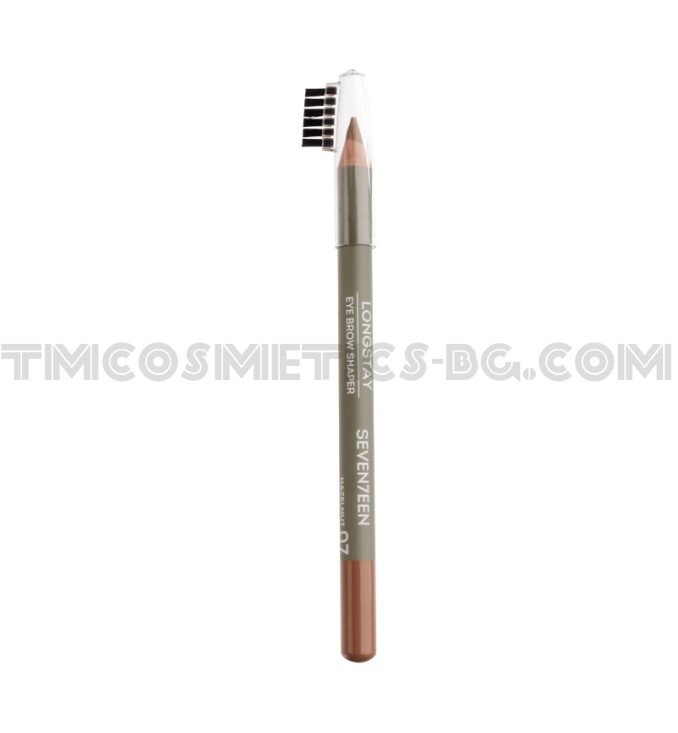 Seventeen молив за вежди Long stay eyebrow shaper 7 - лешник Seventeen молив за вежди Long stay eyebrow shaper 7 - лешник