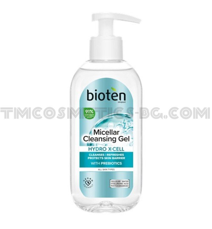 Bioten Hydro X-Cell почистващ гел за лице
