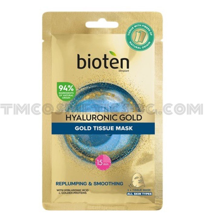 Bioten Hyaluronic Gold лист маска