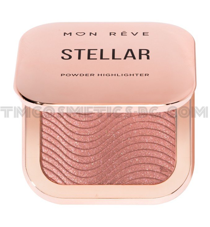 Mon Reve Stellar powder hihlighter хайлайтер 04 Rose gold Mon Reve Stellar powder hihlighter хайлайтер 04 Rose gold
