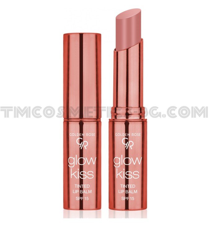 Golden Rose glow kiss балсам за устни с цвят 01 Vanilla latte Golden Rose glow kiss балсам за устни с цвят 01 Vanilla latte