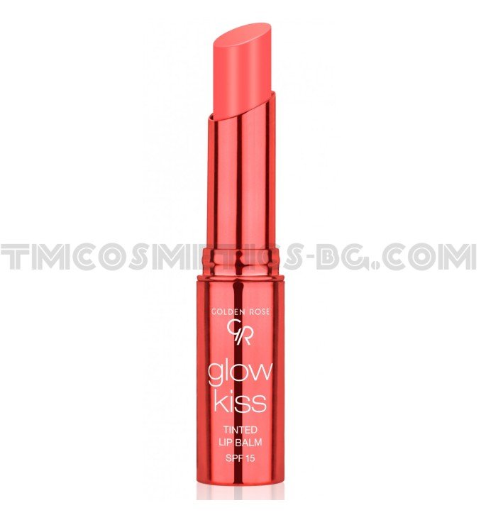 Golden Rose glow kiss балсам за устни с цвят 04 Peach Shake Golden Rose glow kiss балсам за устни с цвят 04 Peach Shake