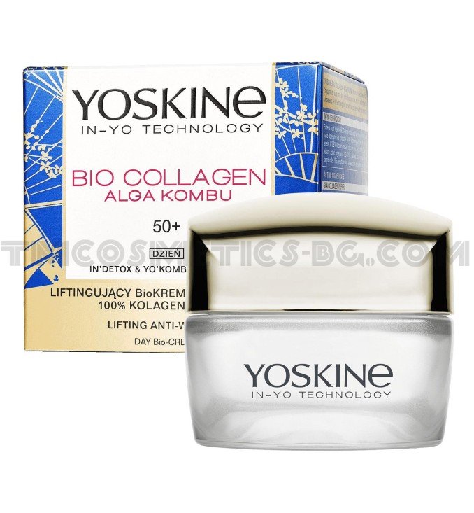Yoskine Bio Collagen крем 50+ дневен крем Yoskine Bio Collagen крем 50+ дневен крем