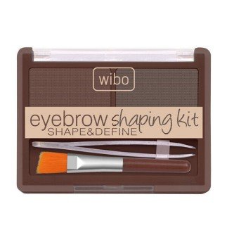 Wibo Комплект за вежди с четка и пинцета 02 Wibo Комплект за вежди с четка и пинцета 02