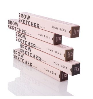 Mon Reve гел за вежди Brow Sketcher 01 - светло рус