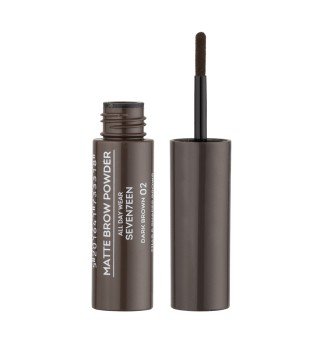 Seventeen пудра за вежди Matte Brow Powder - 2 тъмно кафяво
