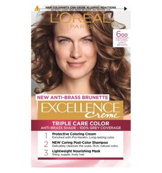 L'oreal Paris Excellence трайна боя за коса 600/ Натурално светло кафяв