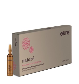 Ekre Nature ампули за коса с растителна плацента 10бр.