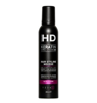 HD пяна за коса супер силна фиксация 250ml HD пяна за коса супер силна фиксация 250ml