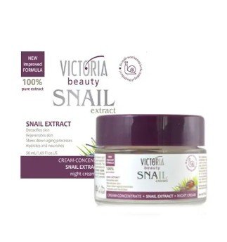 Victoria Beauty крем за лице с екстракт от охлюв нощен Victoria Beauty крем за лице с екстракт от охлюв нощен
