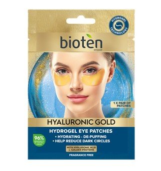 Bioten Hyaluronic Gold пачове за околоочен контур Bioten Hyaluronic Gold пачове за околоочен контур