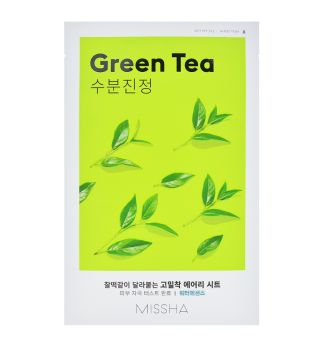 Missha Airy Fit текстилна маска с екстракт от Зелен чай