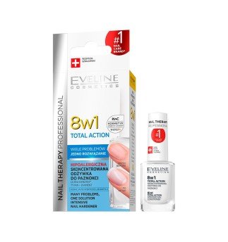 Eveline 8 w 1 Total Action балсам за нокти
