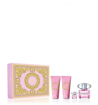 Versace Bright Crystal комплект 4 части edt , sh.gel, body lotion, mini Versace Bright Crystal комплект 4 части edt , sh.gel, body lotion, mini