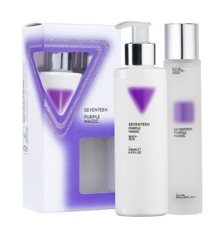 Seventeen body silk к-т лосион за тяло и тоалетна вода Purple magic